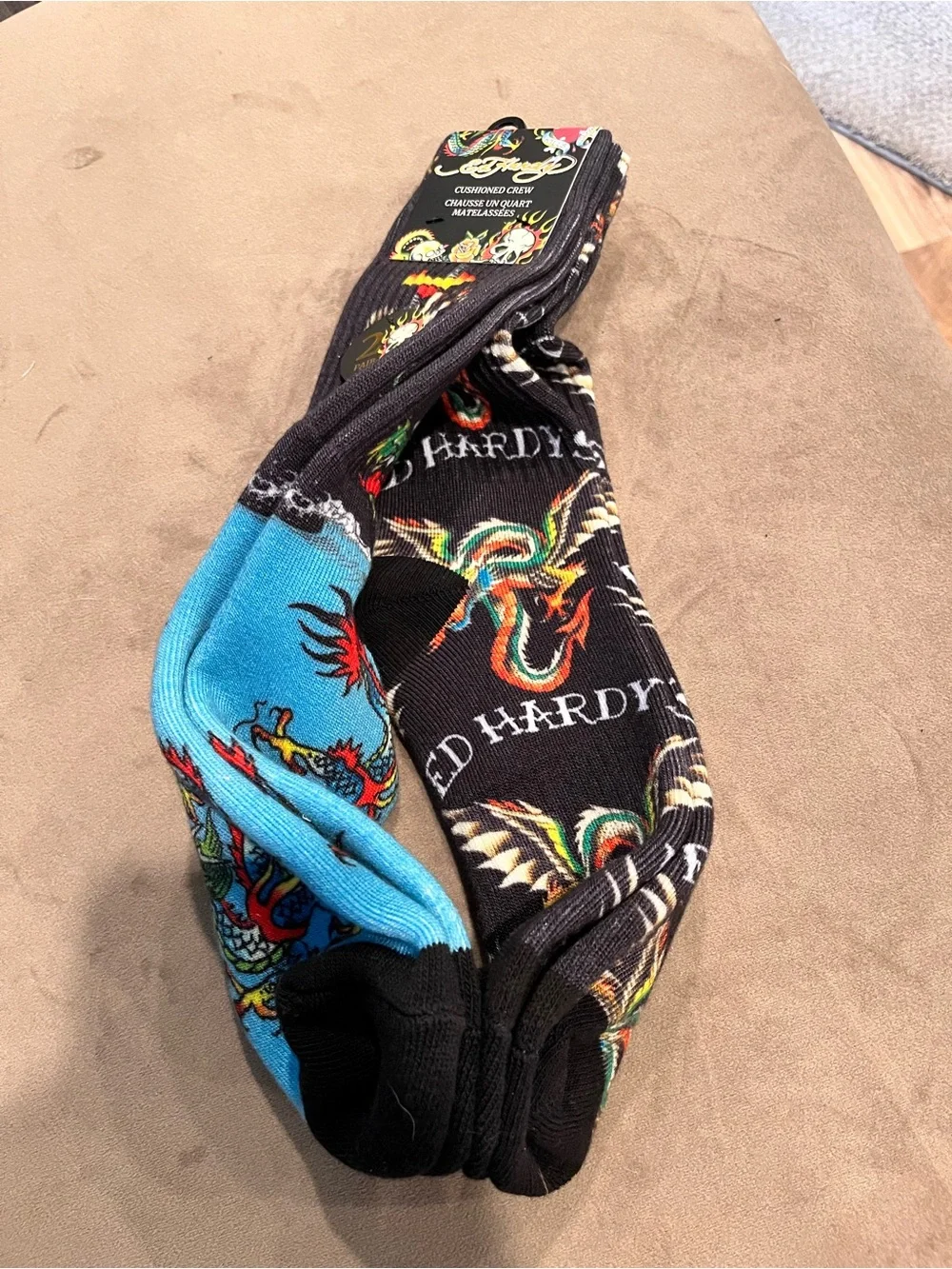Ed Hardy blue crew